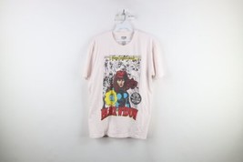 Marvel Comics Womens Large Faded Spell Out Black Widow Short Sleeve T-Shirt Pink - £20.05 GBP