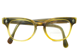 Graceline USA 6” Brown Vintage Eyeglasses Made in USA 50s-60s - $964.14 MXN
