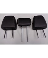 13 - 19  FORD ESCAPE REAR HEADREST HEAD REST SET BLACK LEATHER OEM FREE ... - £65.82 GBP