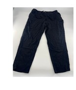 Falls Creek Pants Womens Extra Large Black Comfy Casual Tie Elastic Wais... - $6.80