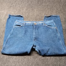 Wrangler Jeans Men 42x30 Blue 13MWZ Cowboy Cut Western PW Indigo Casual - £17.95 GBP