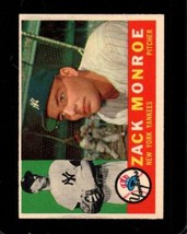 1960 Topps #329 Zack Monroe Exmt Yankees *X103630 - £2.89 GBP