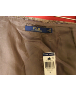 POLO RALPH LAUREN Women 14 Tartan Plaid Wrap Mini Lined Skirt Leather Bu... - €50,34 EUR