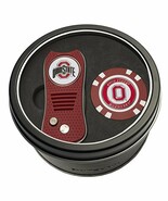 Team Golf NCAA Ohio State Buckeyes Gift Set Switchblade Divot Tool &amp; Chi... - $37.84 CAD