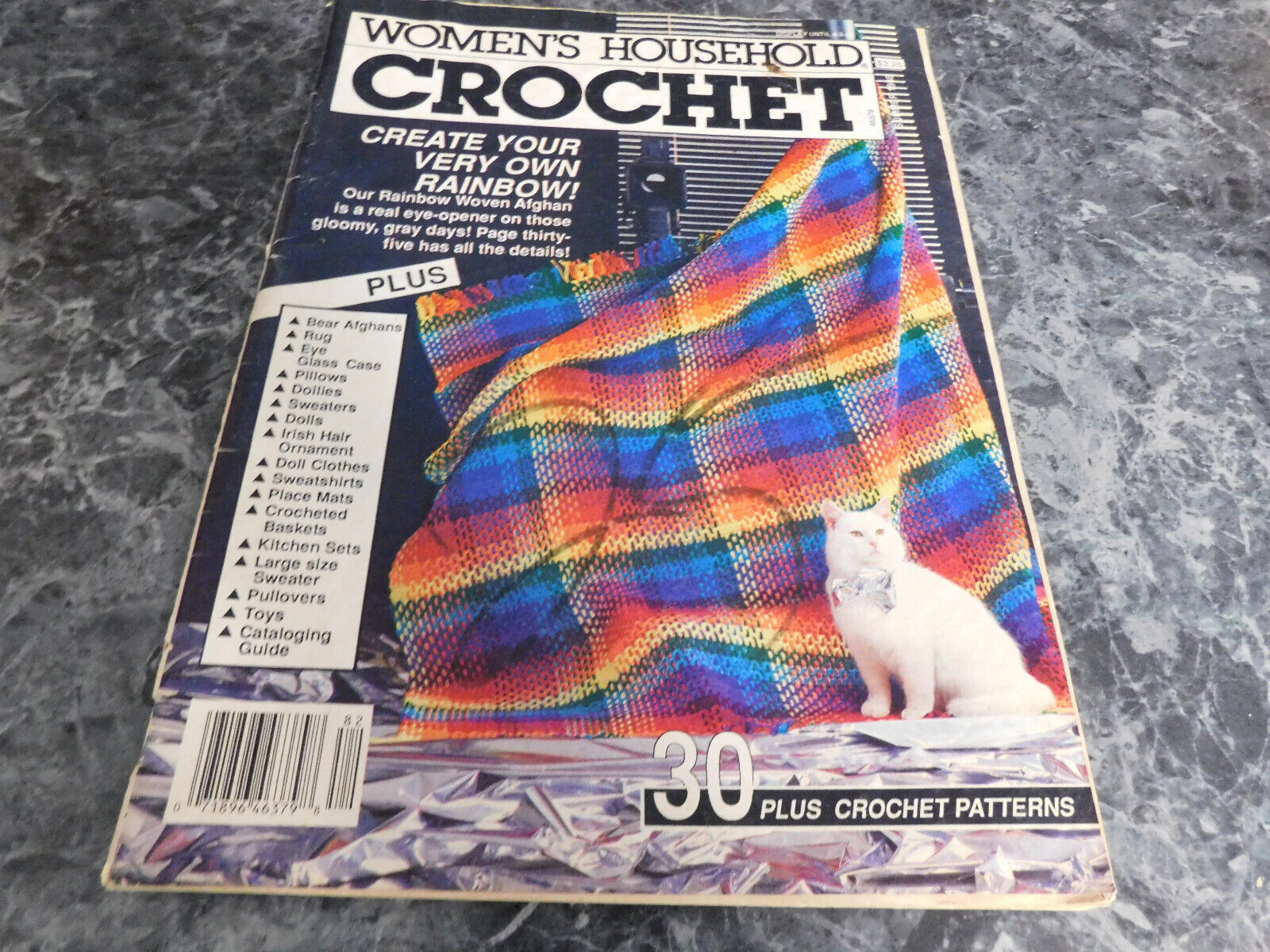 Women's Household Crochet Magazine Summer 1988 Irish Hair Ornaments - £2.35 GBP