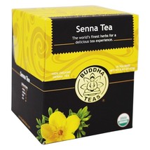 Buddha Teas 100% Organic Herbal Senna Tea, 18 Tea Bags - £9.31 GBP