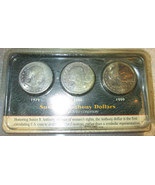 1979-1980-1999 D MINT UNCIRCULATED Susan B Anthony Dollars 3 US Coin Set - $346.74 MXN