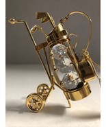 KG &amp; C Crystal Temptations Swarovski Spectra Golf bag and Clubs Gold Plated - $14.24