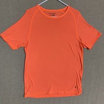 Polo Sport Ralph Lauren Shirt Mens XL Orange Compression Stretch Running Athlete - £8.33 GBP