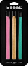 NEW Modal MD-DICS3P Camera Loop Attachment Wrist Strap Pink/Teal/Gold 3-Pack - £5.21 GBP