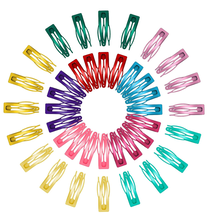 40 Pcs Double Grip Hair Clips Metal Snap Hair Clips Double Snap Barrette... - $18.31 CAD