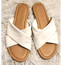 Cynthia Rowley Quest White Sandals Size 6.5 - £30.81 GBP