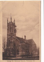 George St Methodist Church Petersboro Ontario Canada Postcard - £12.33 GBP