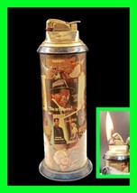 Unique Vintage 1950&#39;s Record Album Covers Ad Table Lighter - Sinatra - Working  - £97.30 GBP