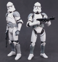Star Wars Hasbro ROTS 2005 Clone Trooper Coruscant Landing Platform 3.75&quot; Figure - £26.32 GBP