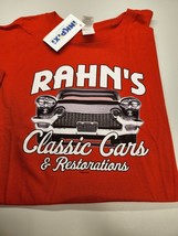 Red Rahn&#39;s Classic Cars &amp; Restoration 5XL T-Shirt Men&#39;s Graphic Tee - £22.51 GBP