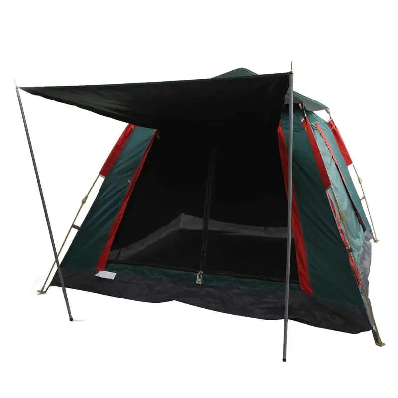 Waterproof double layer camping tent for 3 4 people ideal for hiking travel thumb200