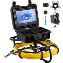 VEVOR 100FT Pipe Inspection Camera HD 1200TVL Drain Sewer Camera 9&quot; LCD Monitor - £692.23 GBP