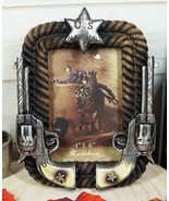 Western US Marshall Badge Revolver Pistols And Ropes 4&quot;X6&quot; Photo Picture... - $467.85 MXN
