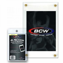 20 BCW Non Recessed 4-Screw Screwdown Standard Sized Card Holders - $33.31