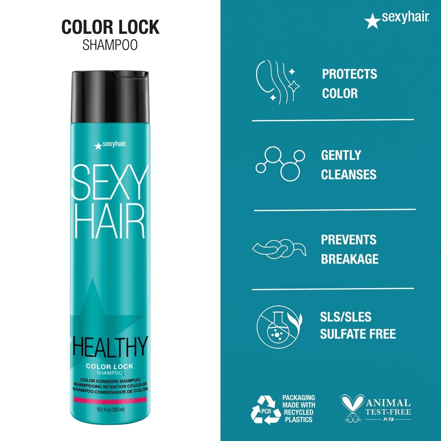 SexyHair Healthy Color Lock Color Conserve Shampoo, 10.1 oz. - $16.45