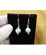 DP1-12e REAL DINOSAUR POOP 10mm bead dangle EARRINGS Utah ancient Dino C... - $16.99