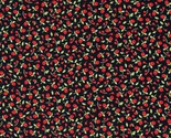 Cotton Roses Flowers Floral Vintage Rose Black Fabric Print by the Yard ... - $13.95