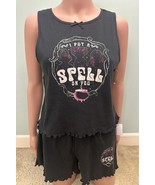 Disney Hocus Pocus Women&#39;s Junior&#39;s Sleepwear Short Pajama 2 Pc Set Sz L... - $36.54 CAD
