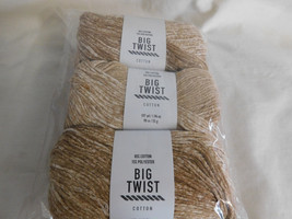 Big Twist Cotton Sahara Splash lot of 3 dye Lot CNE1268 - £12.74 GBP