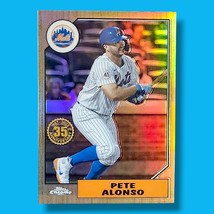 2022 Topps Chrome - 1987 Topps Baseball Pete Alonso #87BC-10 - £1.31 GBP
