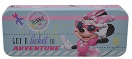 Disney Minnie Mouse - Metal Tin Case Pencil Box (BLUE) - $5.99