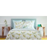 Yves Delorme Lucine King Duvet Set 3PC Floral Print Reversible Lace Fini... - $503.82 CAD