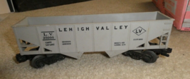 Vintage O Scale Lionel Gray Lehigh Valley 25000 Hopper Car 8 1/2&quot; Long - £15.00 GBP