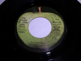 The Beatles The Ballad Of John And Yoko 45 Rpm Record Rare Lbl Print Apple 2531 - £79.08 GBP
