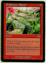 Brightstone Ritual - Onslaught Edition - 2002 - Magic The Gathering Card - £1.36 GBP