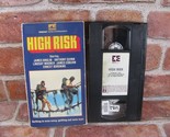 High Risk VHS Embassy TAPE MOVIE James Coburn, Lindsay Wagner, Ernest Bo... - $11.29