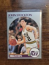 John Stockton 1990-1991 NBA Hoops #294 - Utah Jazz - NBA - Fresh Pull - £1.78 GBP