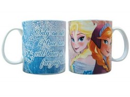 Walt Disney Frozen Movie Elsa and Anna Act of True Love 14 oz Ceramic Mug NEW - £7.76 GBP