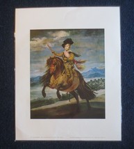 Prince Balthazar-Carlos On A Pony - Diego Velazquez Original Laminated Art Print - £40.94 GBP