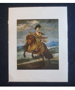 Prince Balthazar-Carlos On A Pony - Diego Velazquez Original Laminated A... - £41.96 GBP