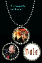Meat Loaf meatloaf singer necklaces necklace photo picture lot of 3 keep... - $10.88