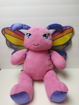 Build A Bear Workshop Rainbow Dreams Pink Butterfly Plush Toy Doll - £14.40 GBP