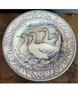 Williams Sonoma Brittany Waddling Ducks Blue White Salad Plate Farm 7.75... - $13.86