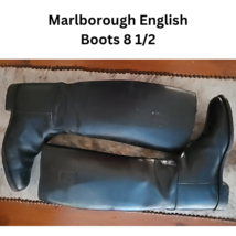 Vintage Marlborough English Riding Boots Size 8 1/2 Pre-Loved With Boot Trees - £87.71 GBP