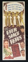 Ever Since Venus Original Insert Movie Poster 1944 Ina Ray Hutton - $82.69