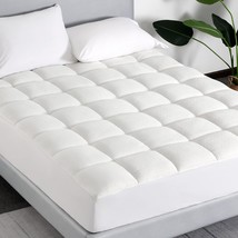 100% Waterproof Mattress Pad Twin Size, Quilted Fitted Mattress, 21&quot;, Twin - £35.87 GBP