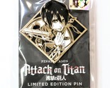 Attack on Titan Mikasa Final Season Limited Edition Gold Enamel Pin Figure - $17.90