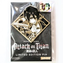 Attack on Titan Mikasa Final Season Limited Edition Gold Enamel Pin Figure - £14.07 GBP