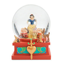 Disney Store Snow White Seven Dwarfs Snowglobe 80th Anniversary 2017 - £196.57 GBP