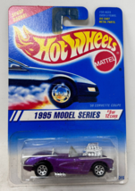 Hot Wheels &#39;58 Corvette Coupe 1995 FE HTF Pearl Purple Variation 7 Spoke... - £9.63 GBP